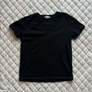 Madewell Black Crew Neck Tee
